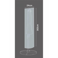 Husa de protectie pentru umbrela de gradina, verde, 162 x 24 cm, MyGarden, 3350